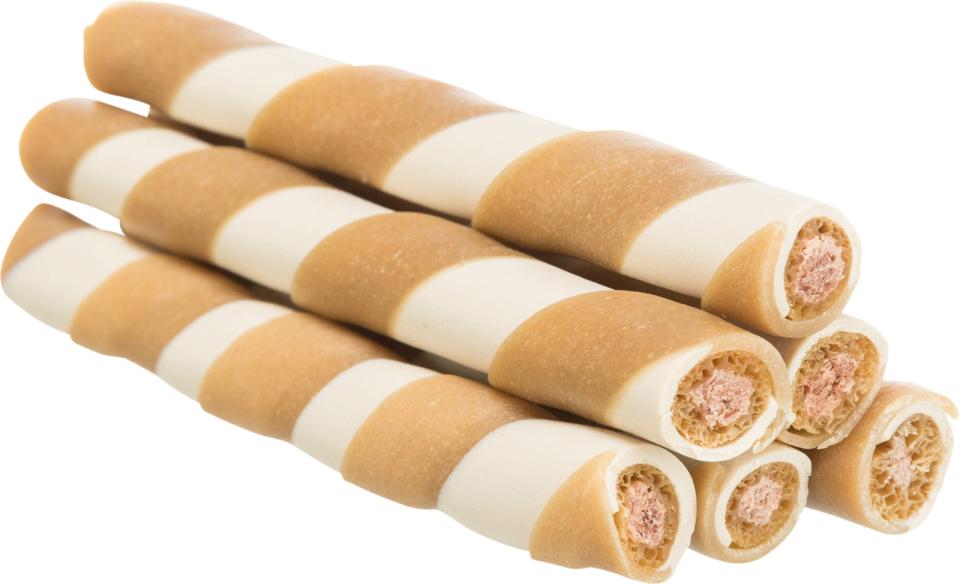 Chewing roll with chicken filling, bulk