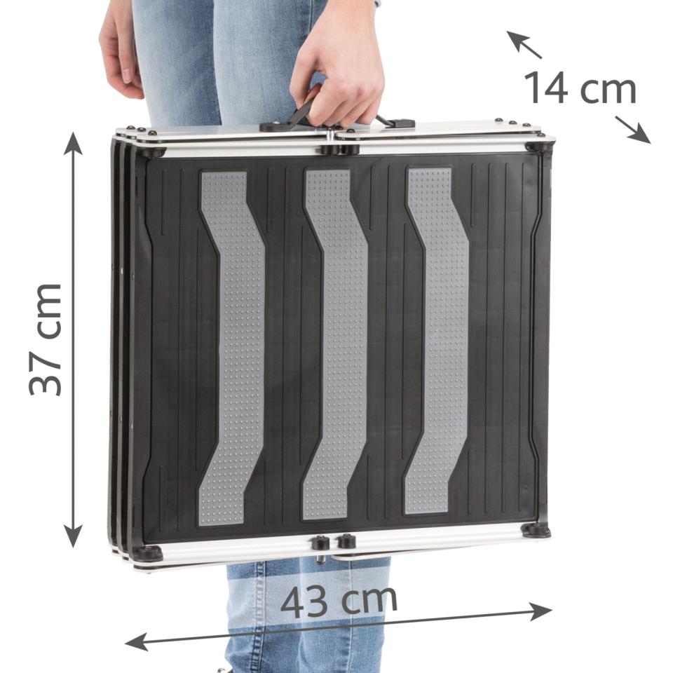 3-step Folding Steps, aluminium/TPR