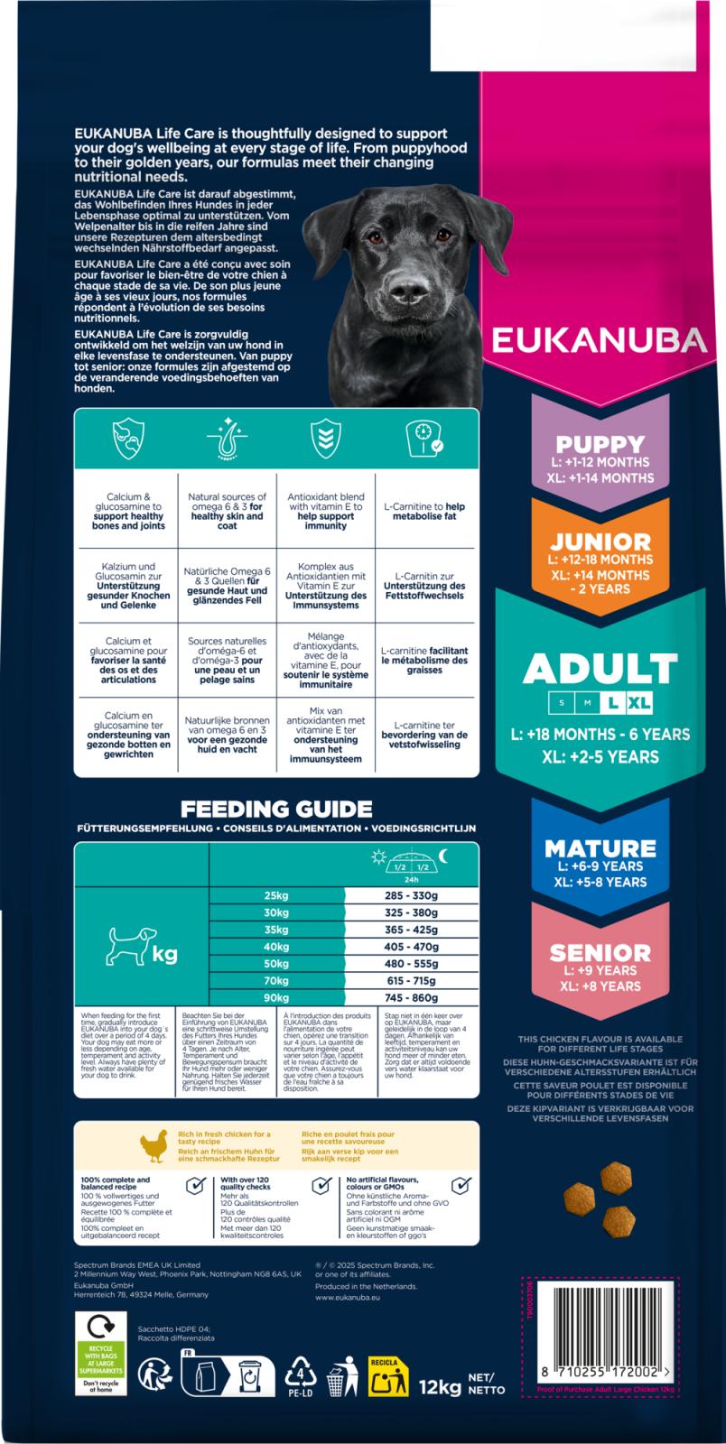 EUKANUBA Adult Large Breed kylling