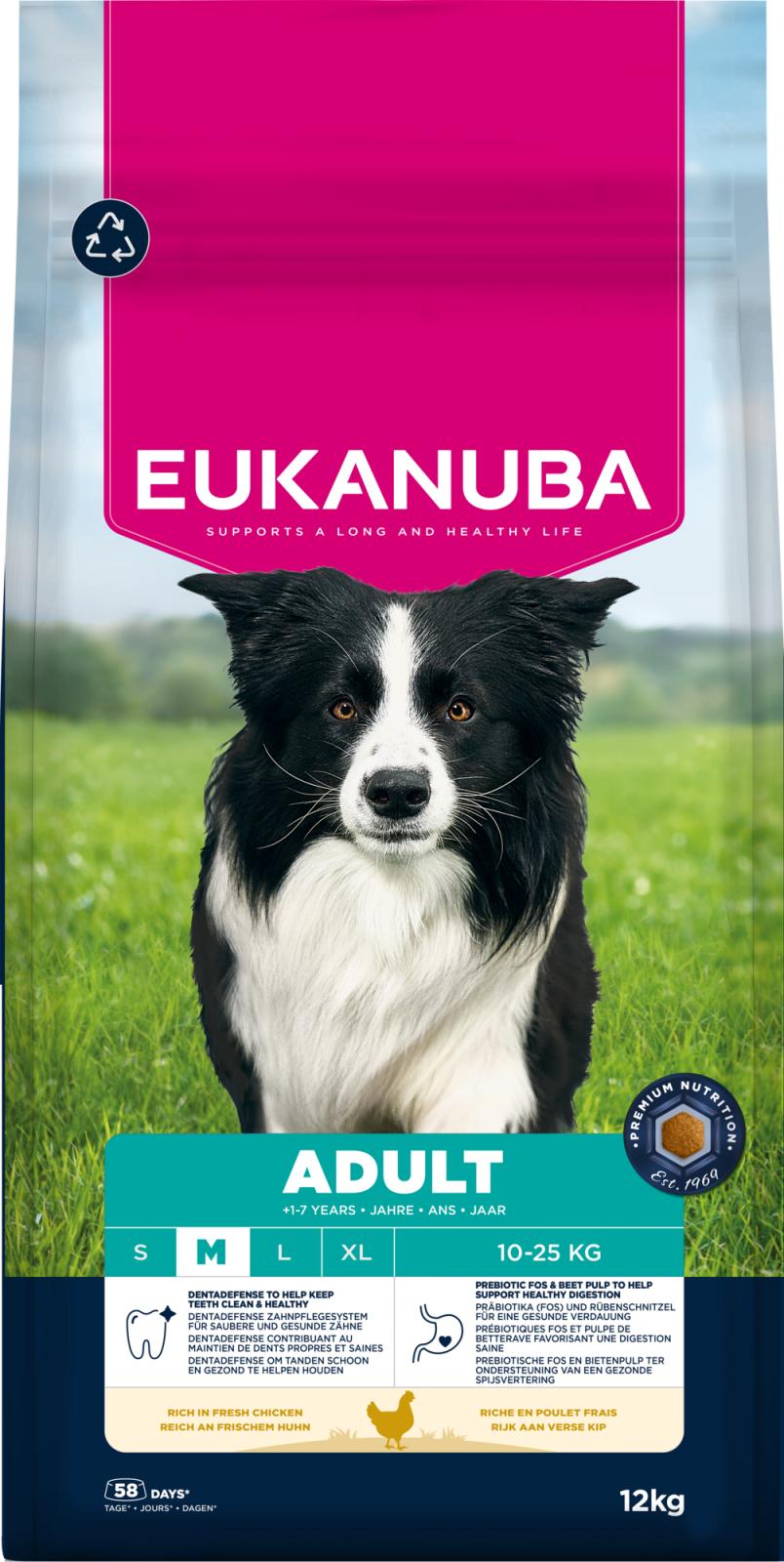 EUKANUBA Adult Medium Breed kylling