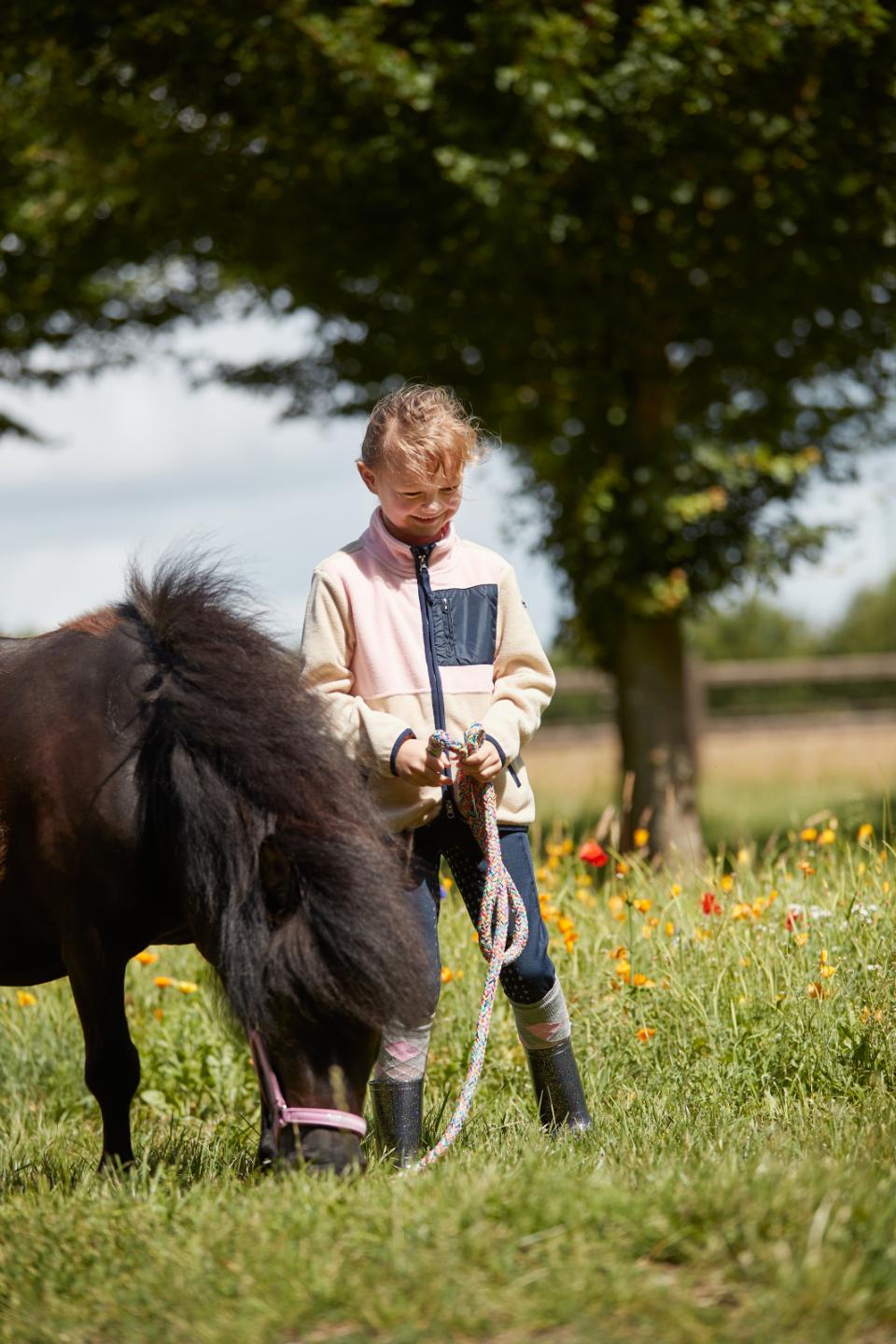 Equipage Minna zip ridejakke i fleece til børn