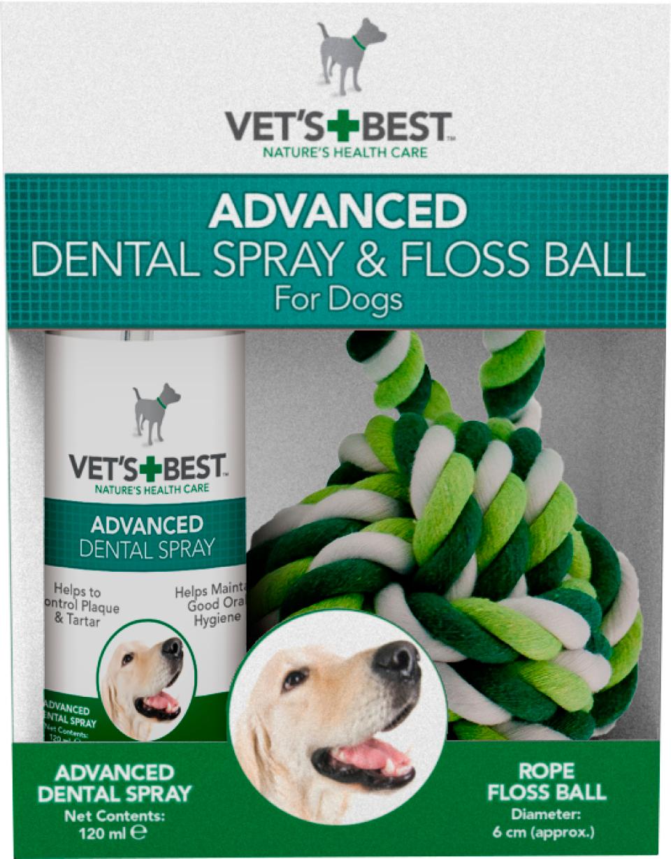 Vets Best Advanced tandplejespray med rebbold