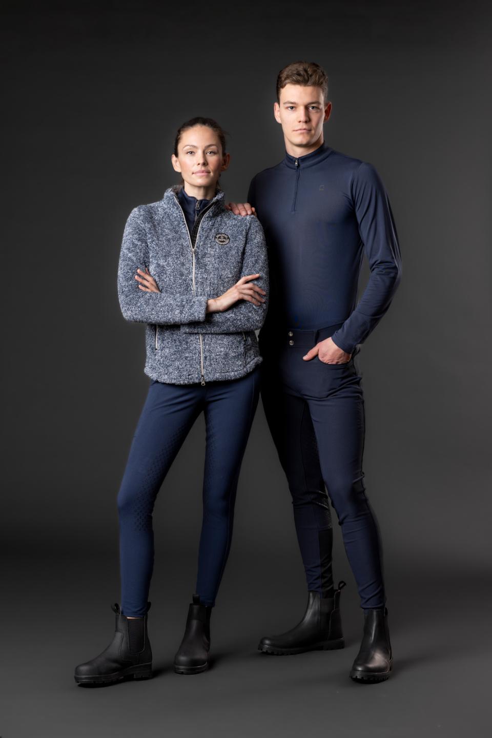 Equipage MEN Steve half-zip Langarm Reitpullover