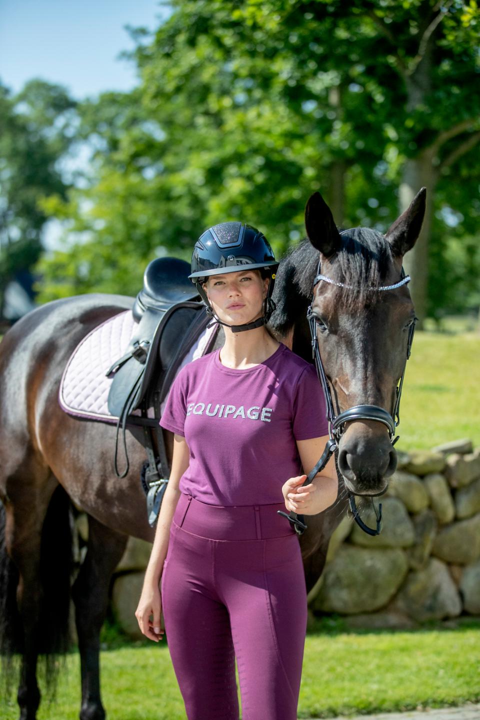 Equipage Telina kortærmet ridebluse