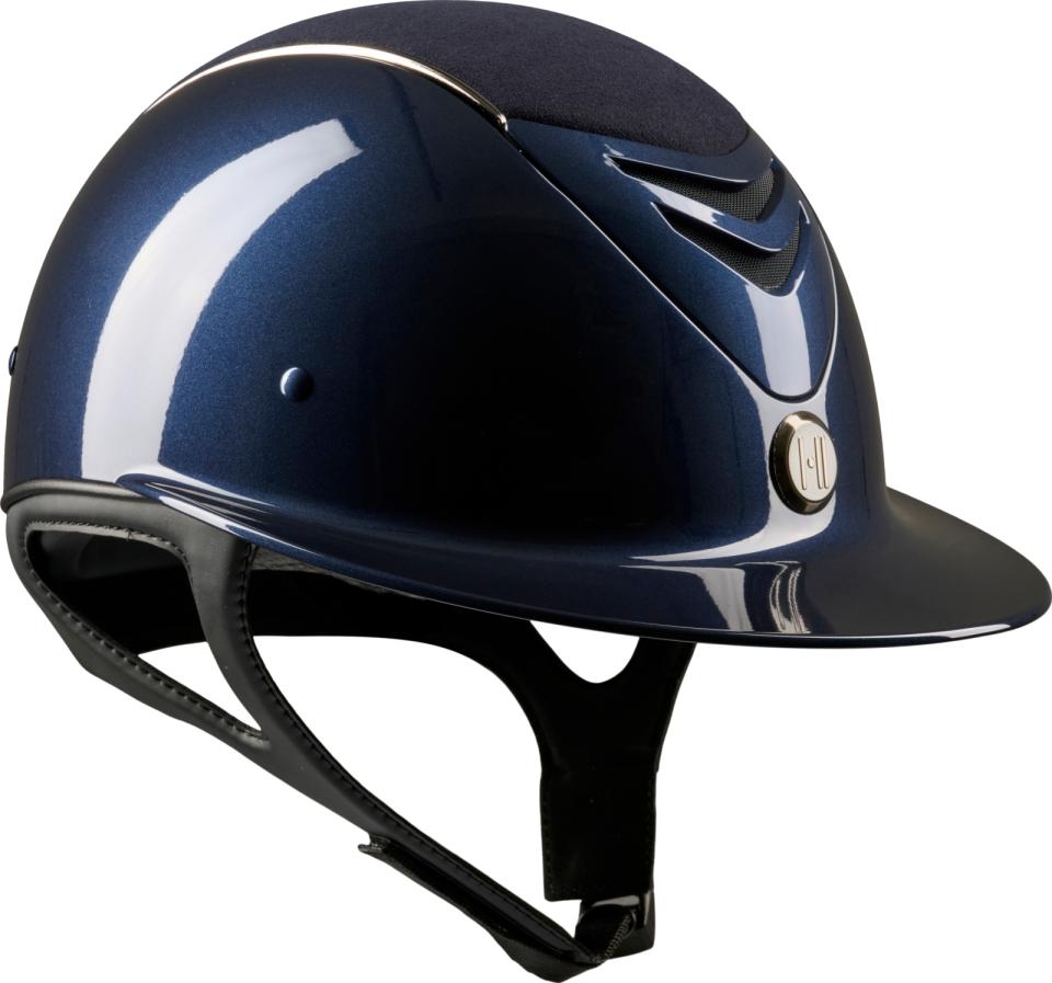 One K Avancé-ridehjelm - chamude top, krom pipe