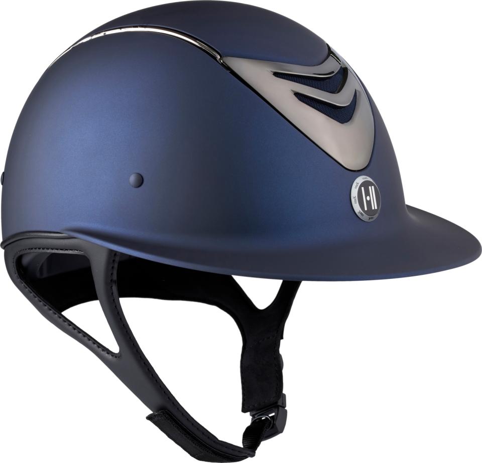 One K Avancé ridehjelm - mat top, krom front/pipe