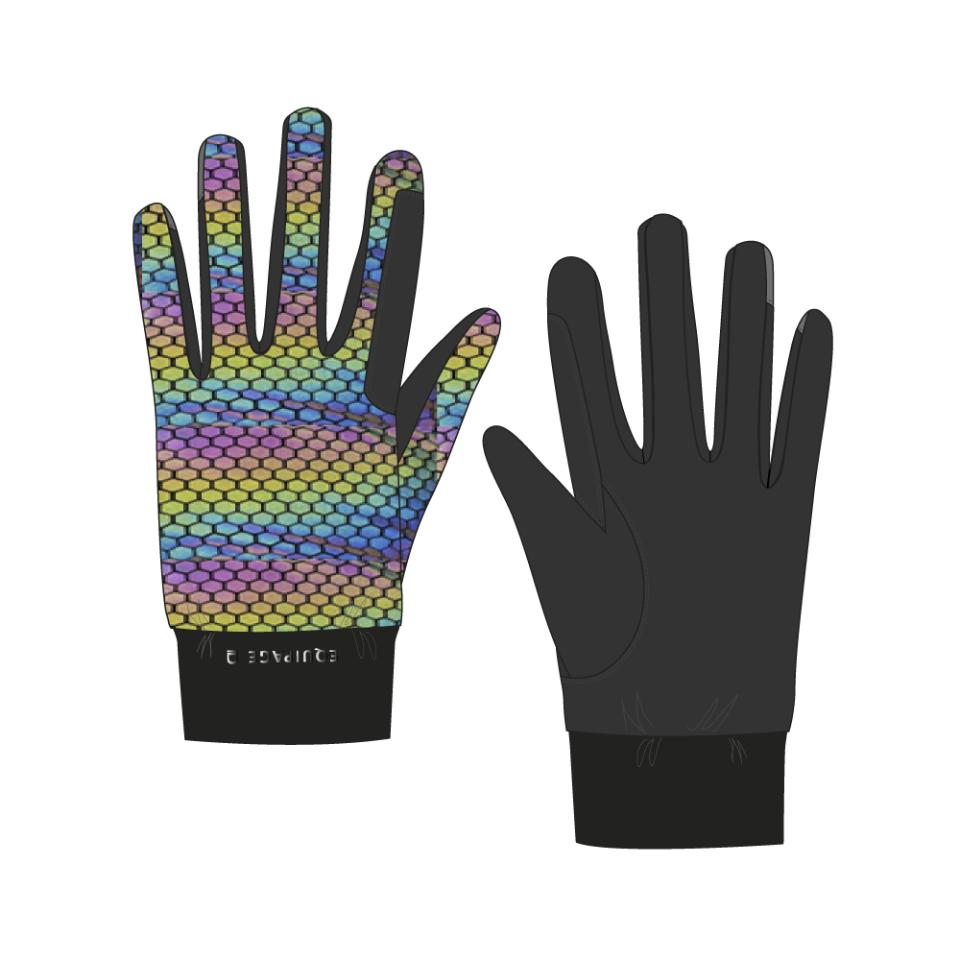 Equipage Saline reflekterende ridehandsker