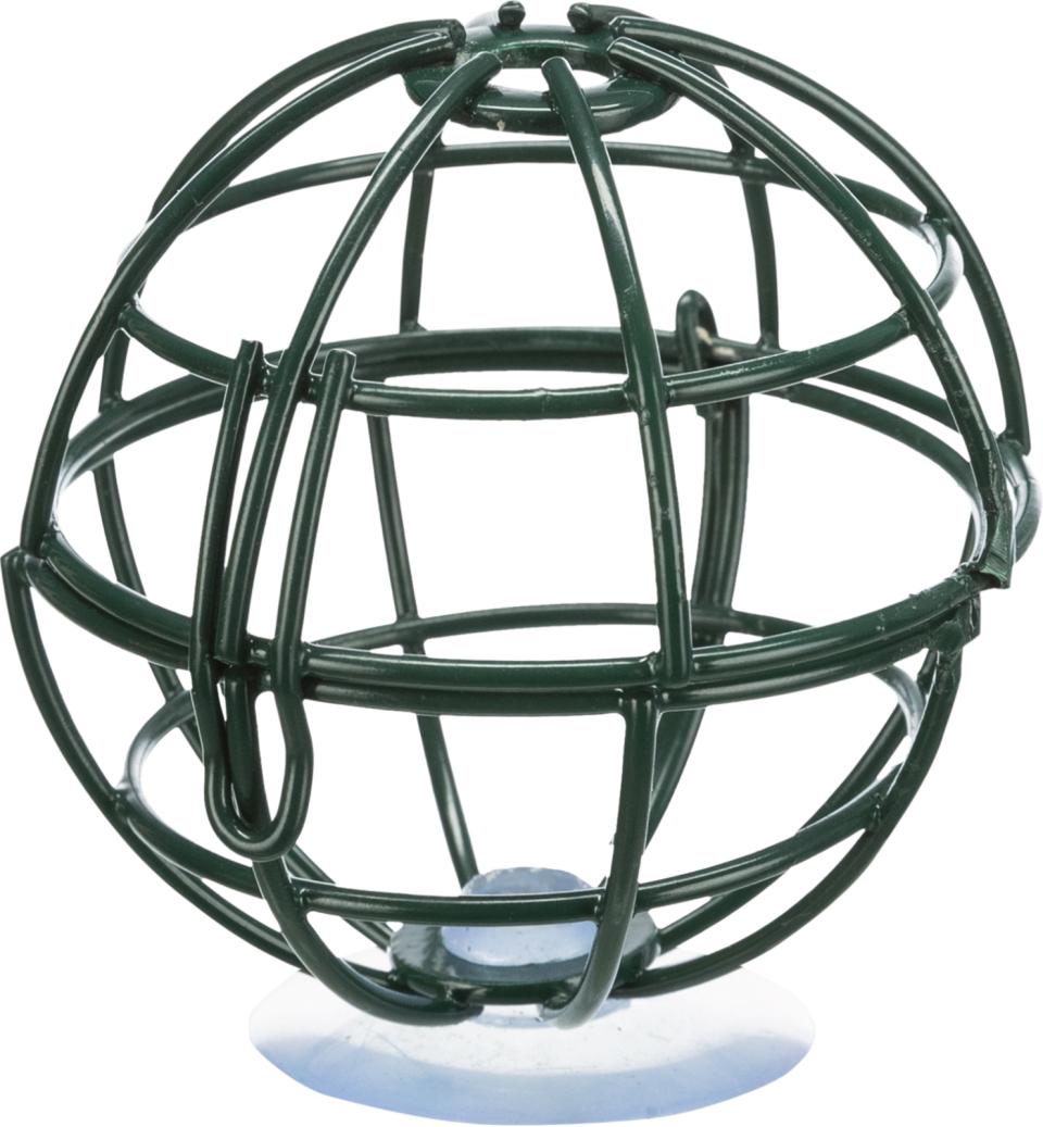 Fat ball holder for window pane