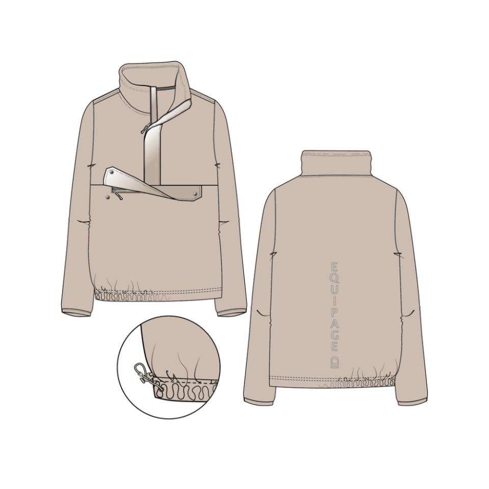 Equipage Medina Half-zip Fleecejakke