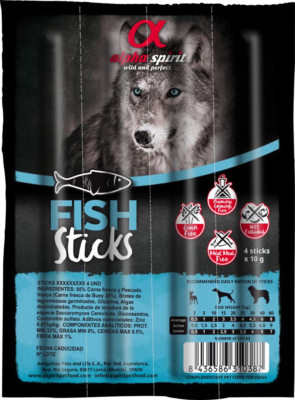 AlphaSpirit Fish Sticks (fisk)