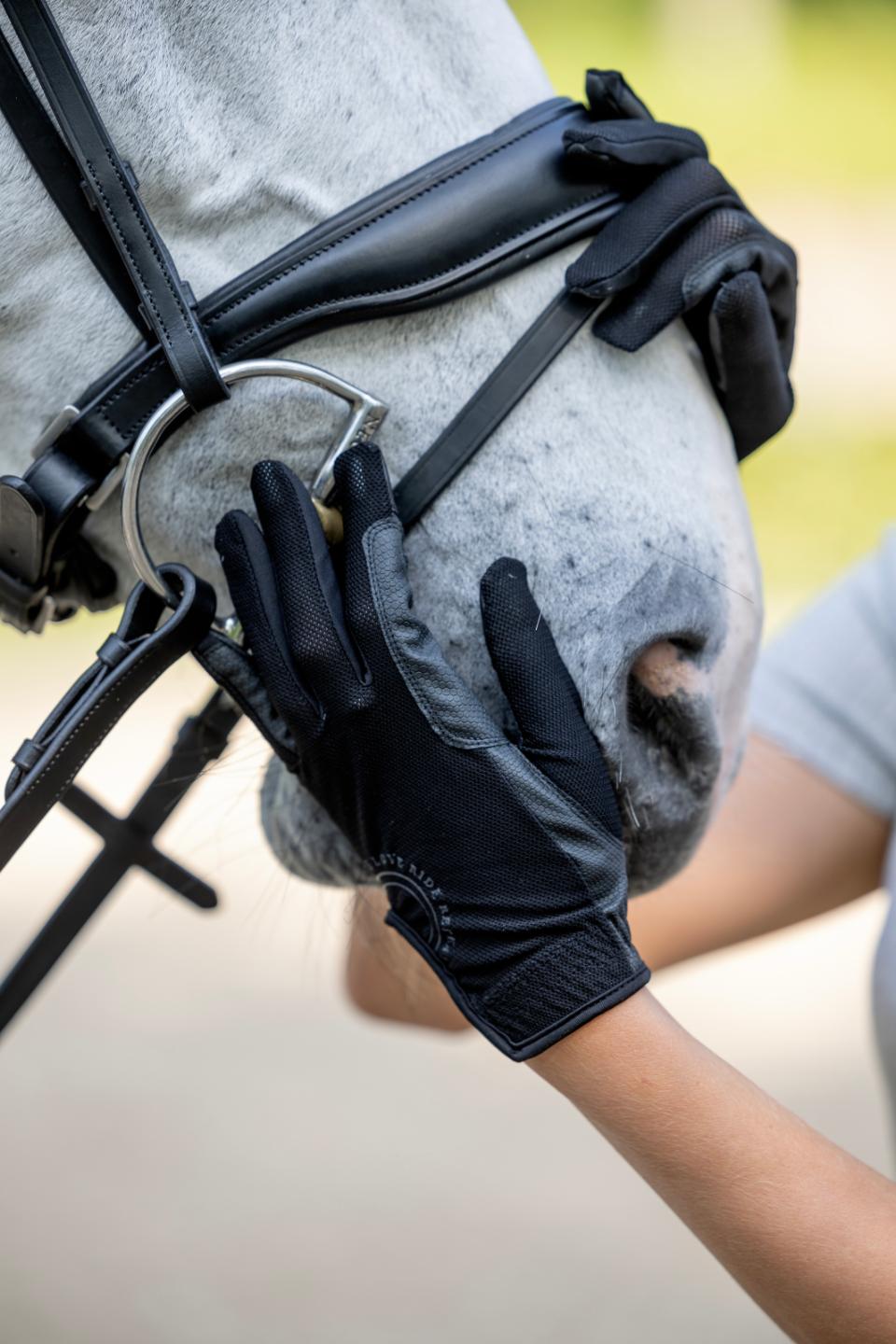 Equipage Terina mesh ridhandskar för barn