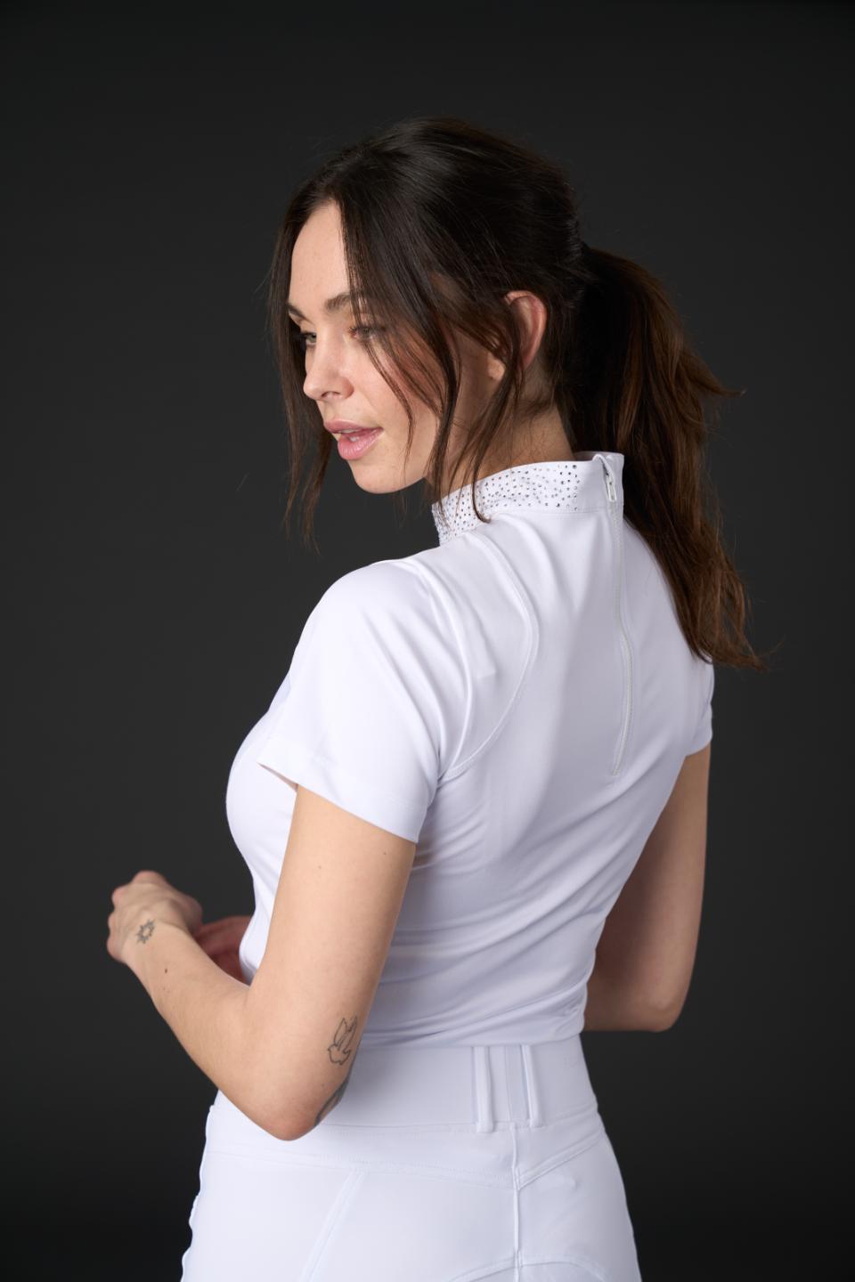 Equipage Tessa kortærmet stævnebluse