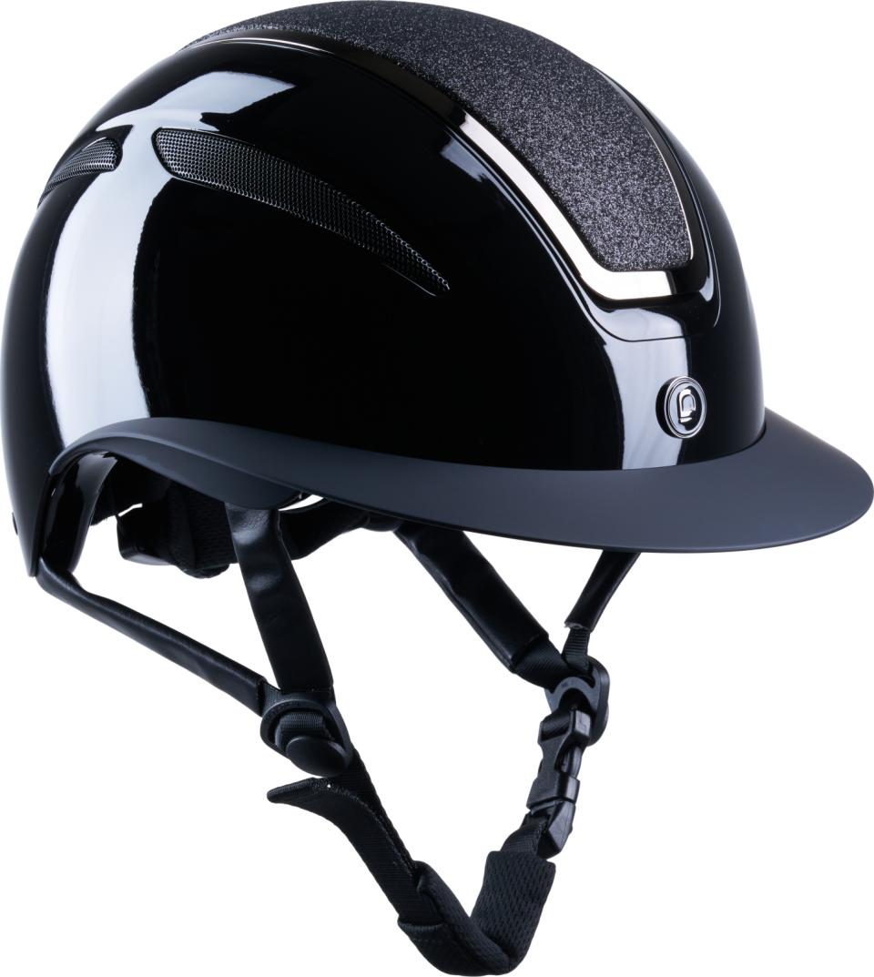 Equipage Guardian ridehjelm Glossy, Glitter top