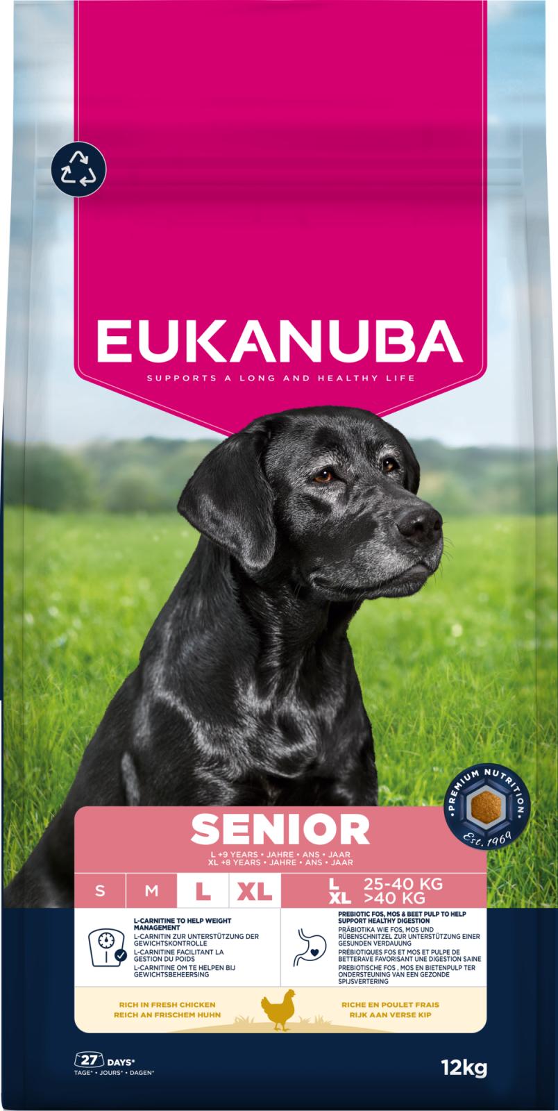 EUKANUBA Senior Large Breed Chicken