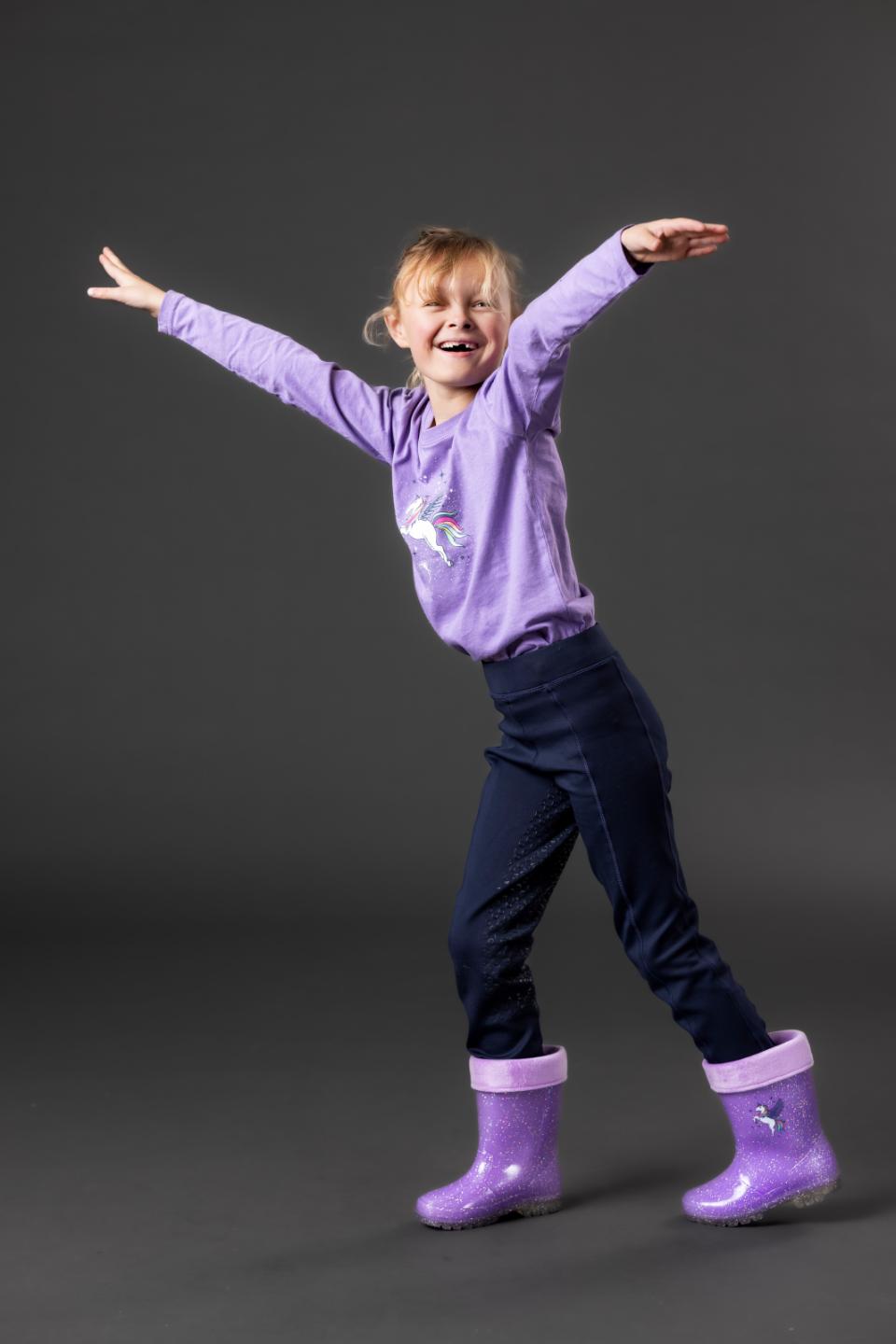 Equipage Light Glitzer-Gummistiefel für Kinder