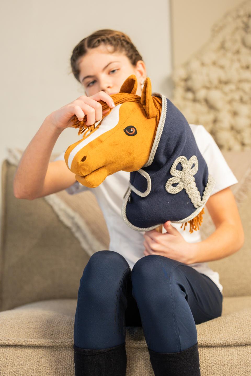 My Hobby Horse fleece-dækken, navy