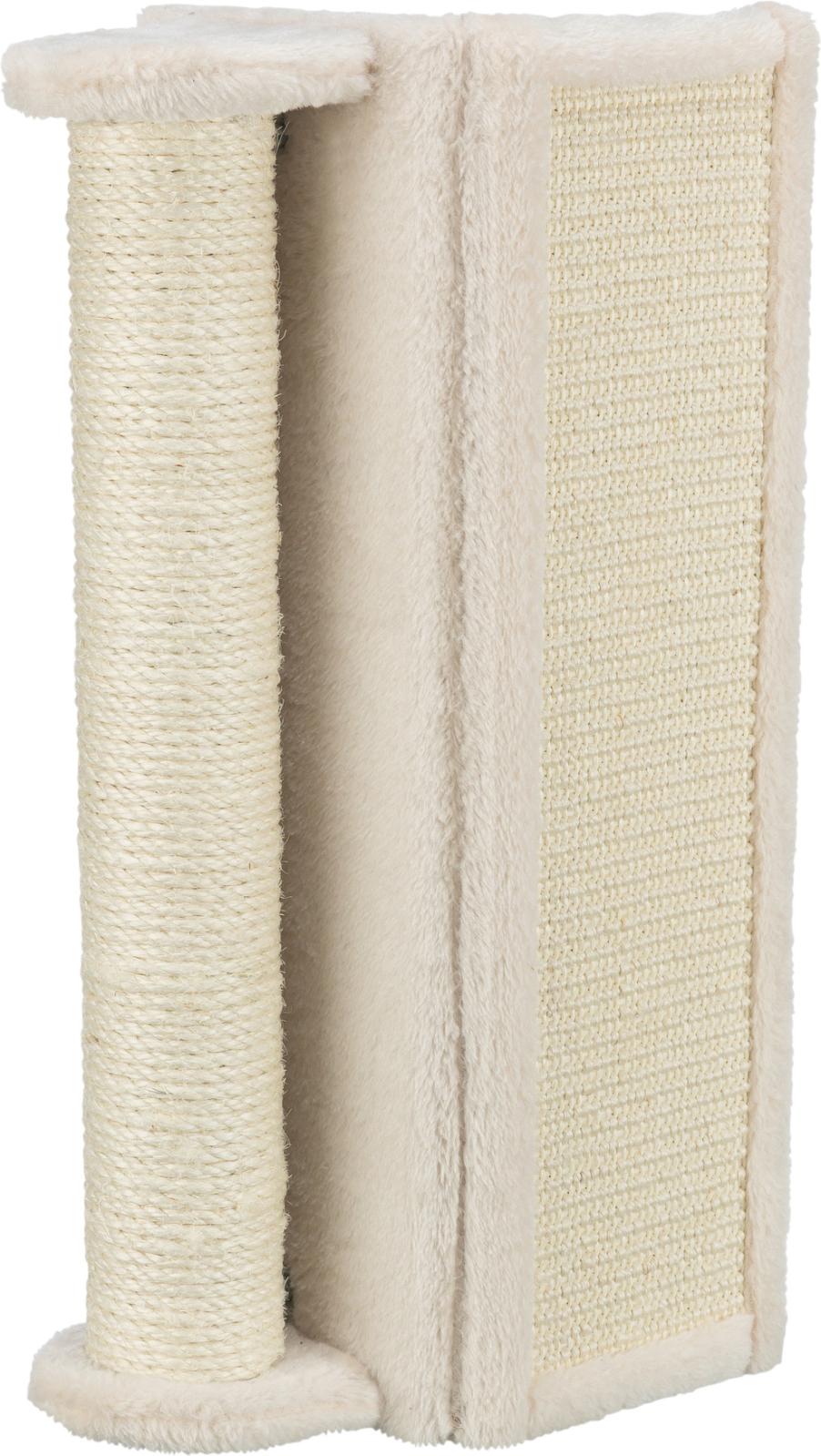 Scratching board for corners with post