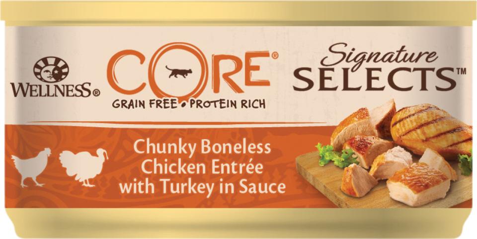CORE Sig.Selects Chunky benfri kylling med kalkun i sauce