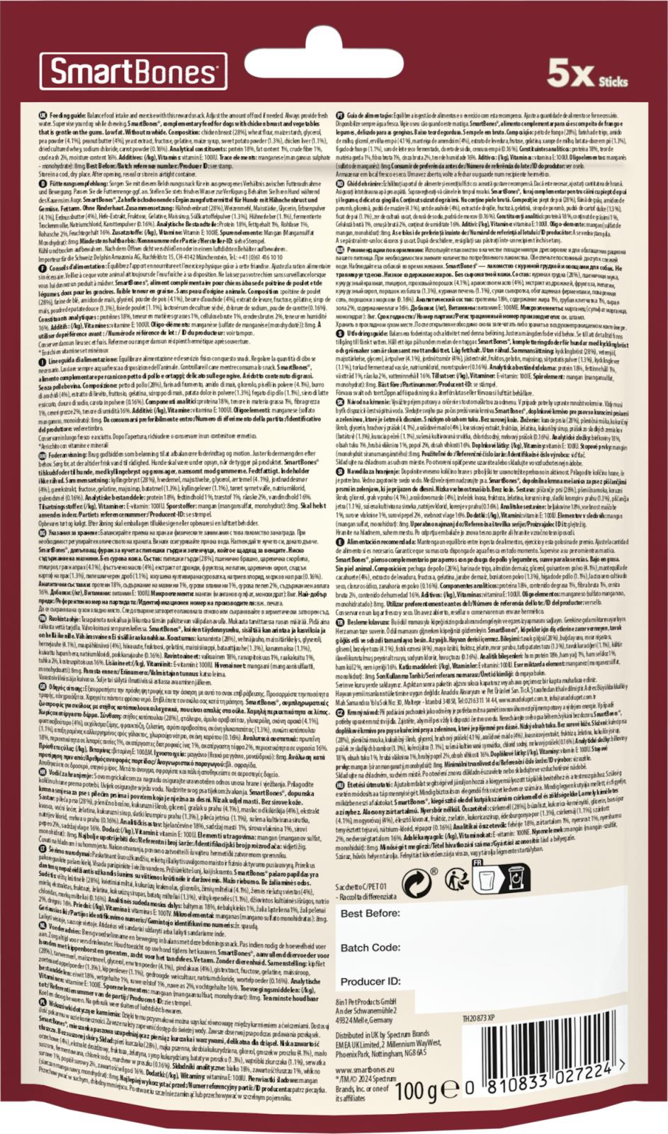 SmartBones Peanut butter Sticks