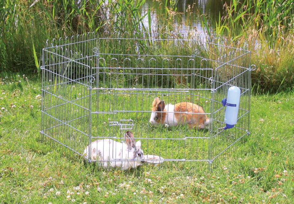 Trixie natura løbegård, galvaniseret