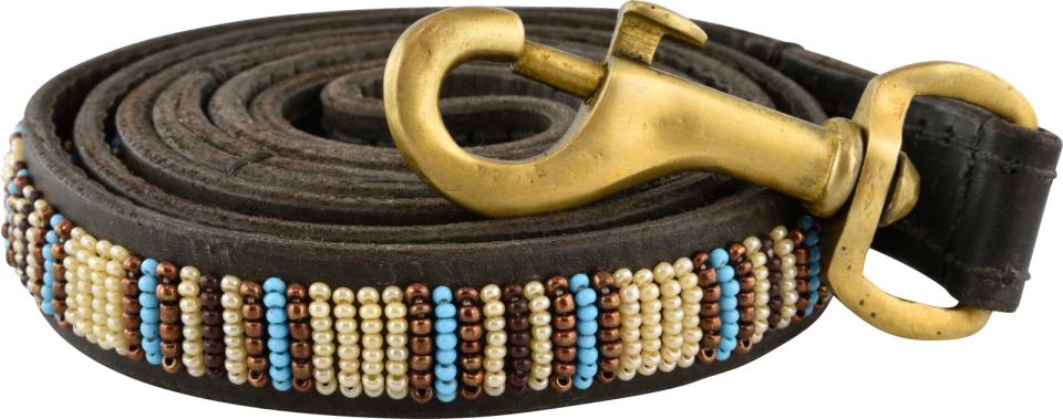 Kampuni håndlavet hundeline Blå Nile