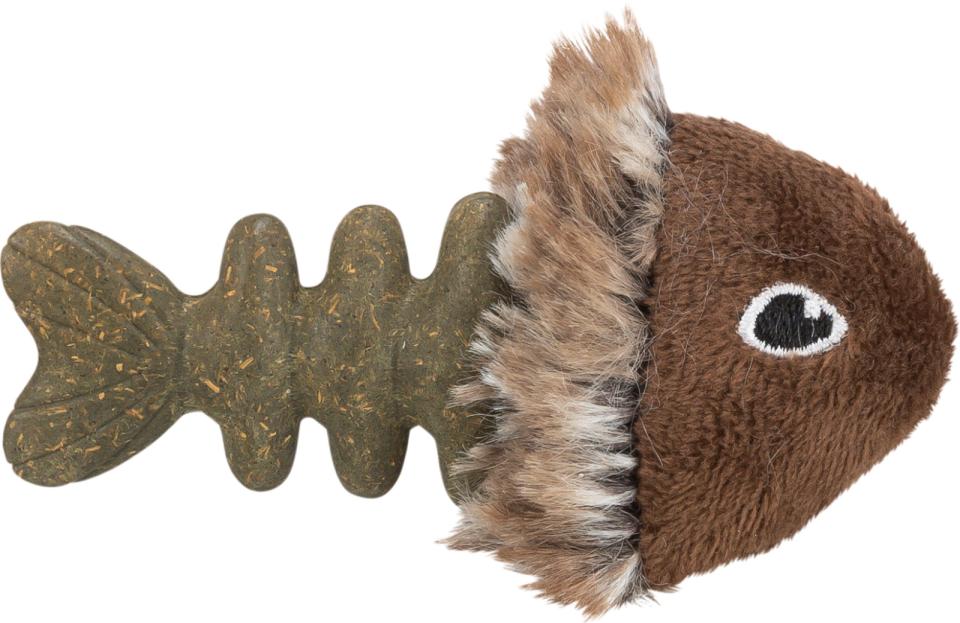 Jolly Paw Fisk, plysj, kattemynte