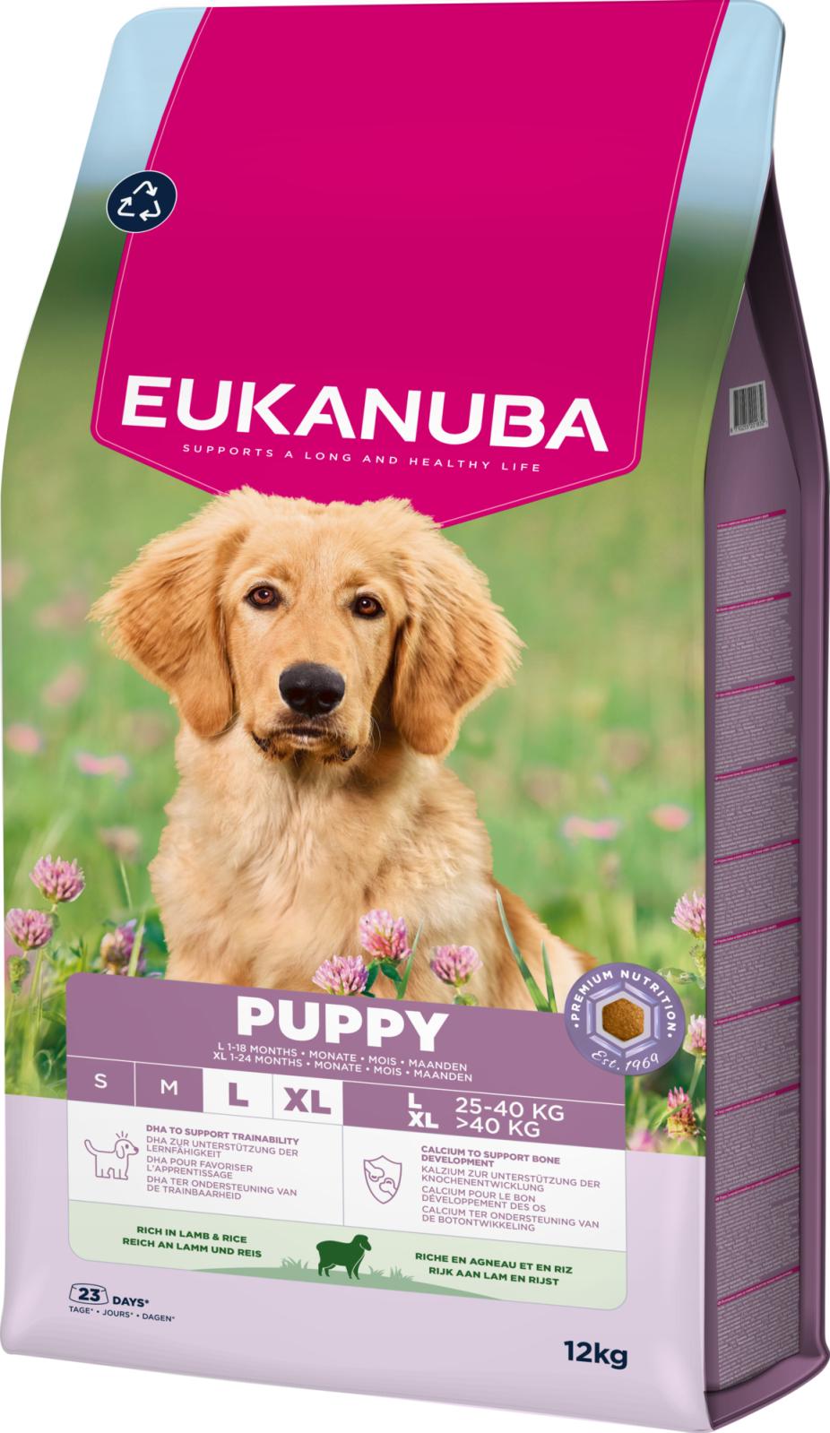 EUKANUBA Puppy Large Breed Lam & Ris