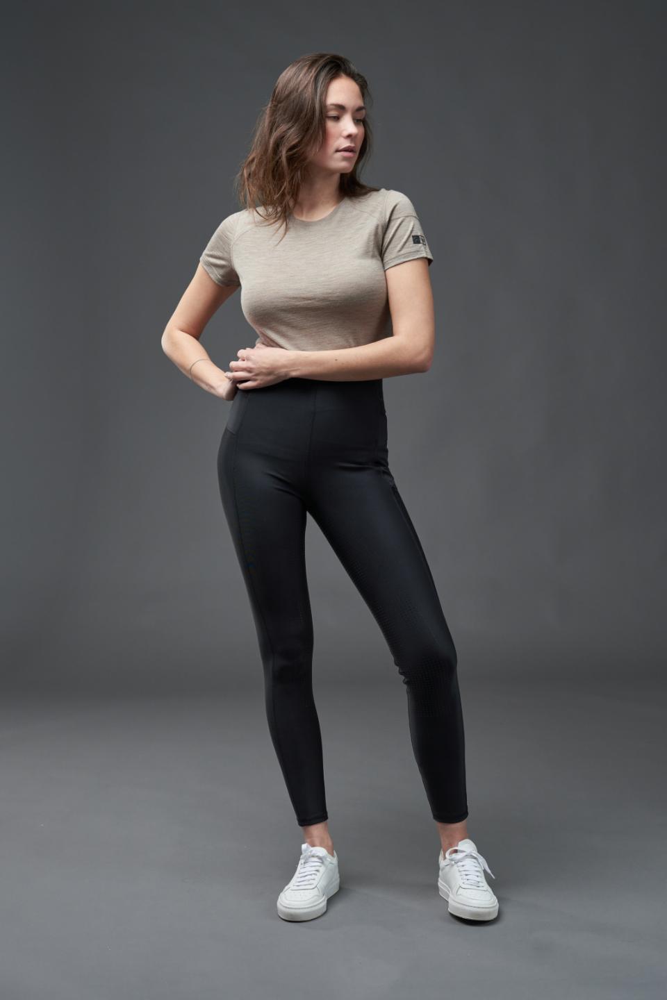 CATAGO Aroy Reitleggins mit hoher Taille Vollbesatz