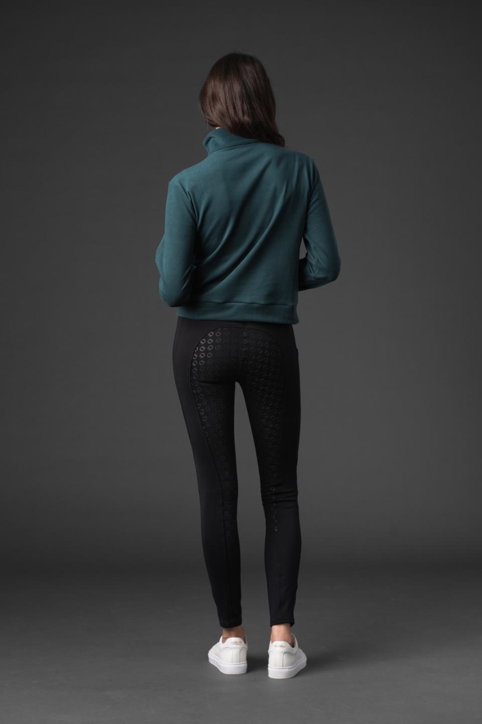 Equipage Vibeka trøje med halv lynlås