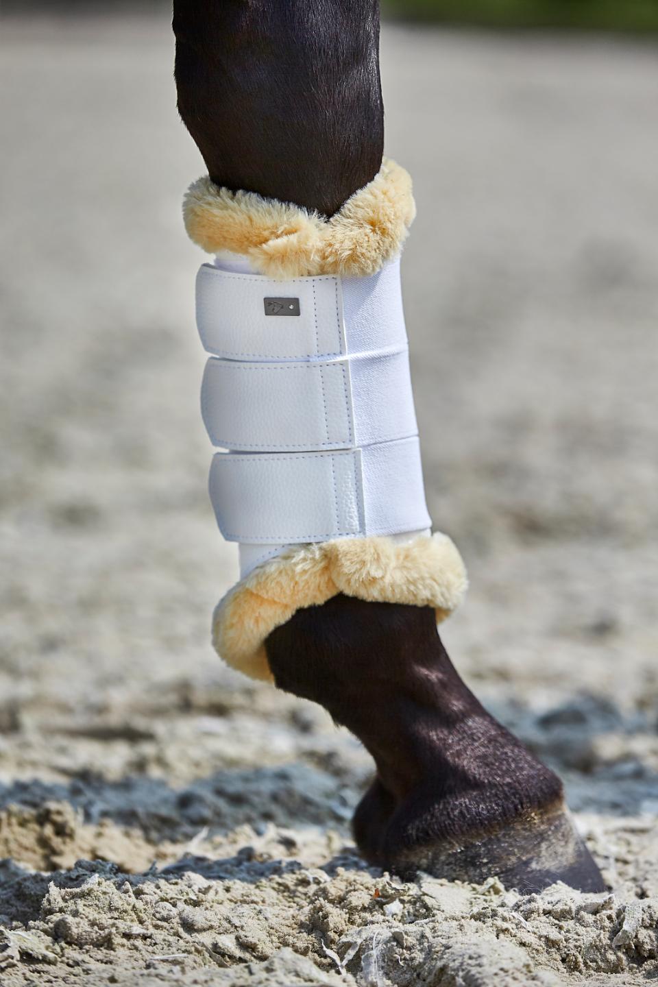 CATAGO Dressurgamaschen mit im. Lammfell