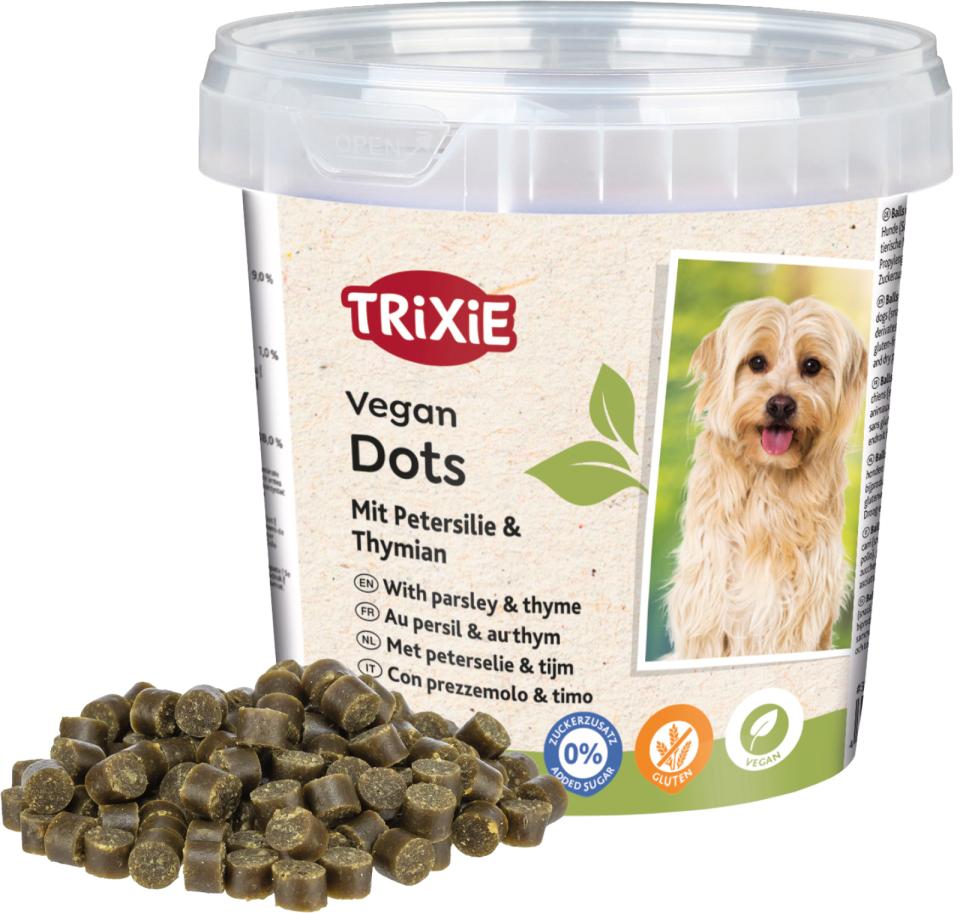 Trixie Vegan Soft Snack Dots med persille og timian