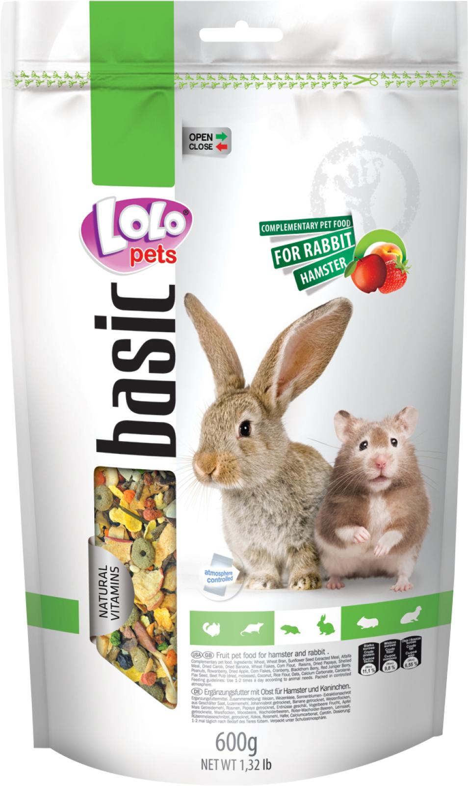 Lolo Pets Kanin-/hamsterfoder