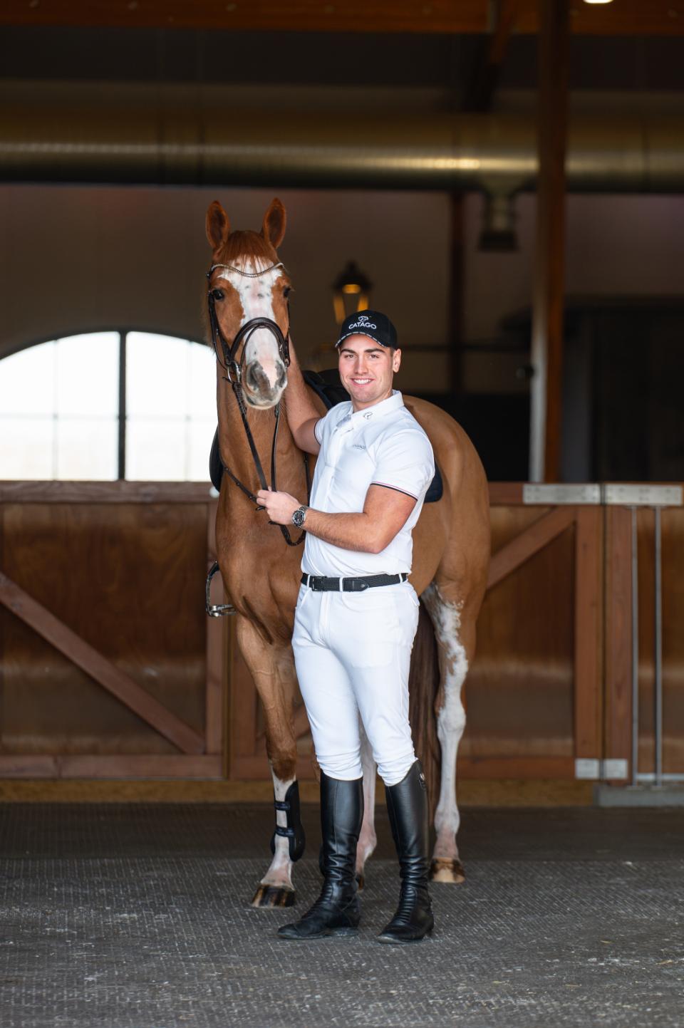 CATAGO MEN Nero ridebukser med knægrip