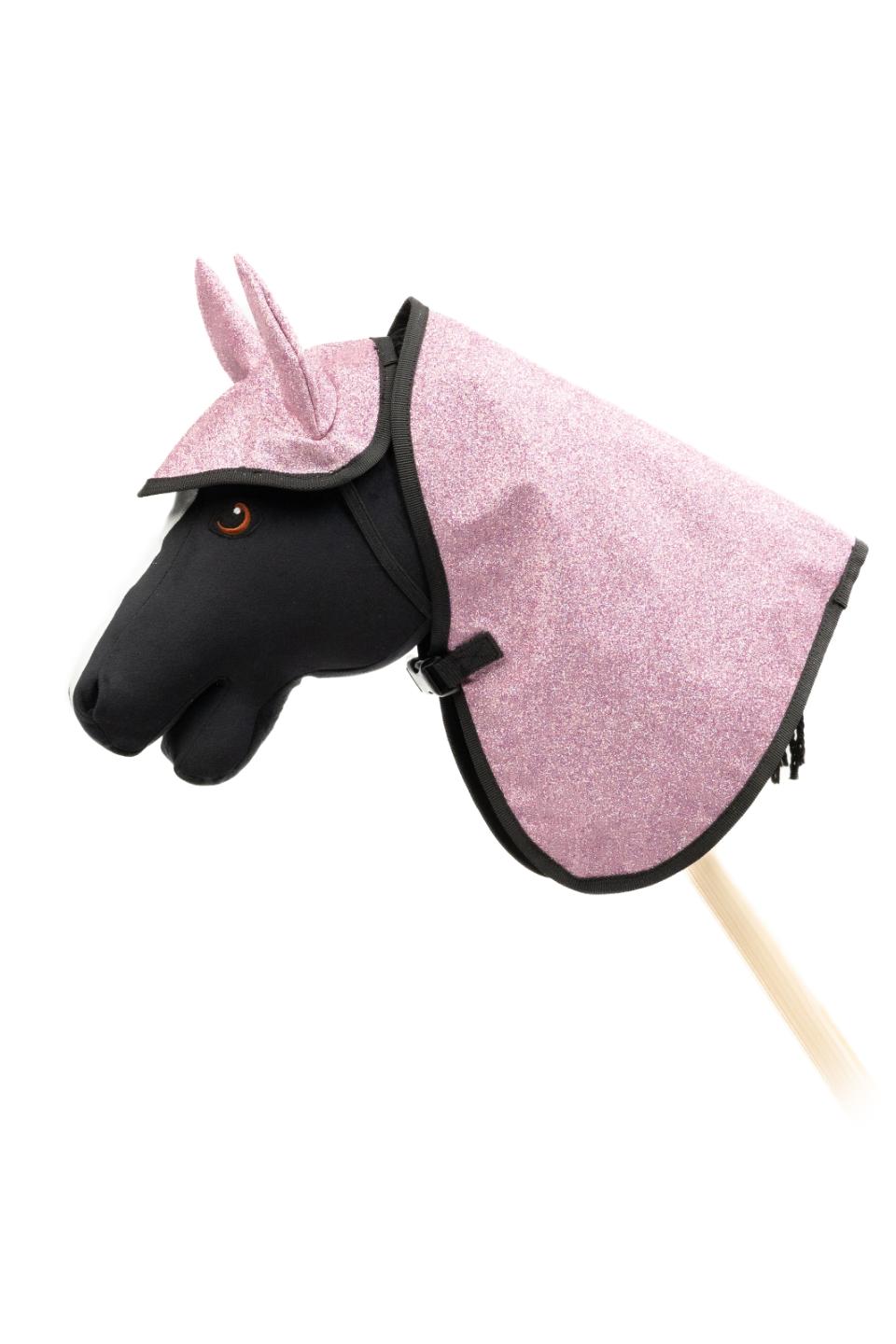 My Hobby Horse Blanket & Ear Bonnet, pink glitter