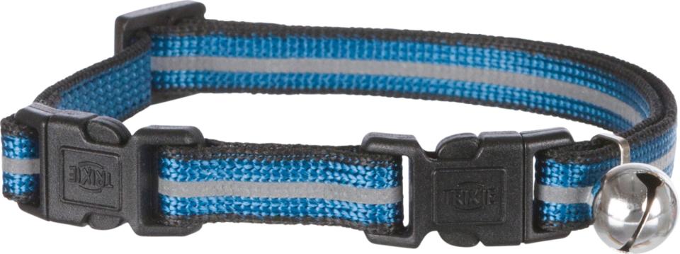 Katte Halsb., med double-buckle, reflect