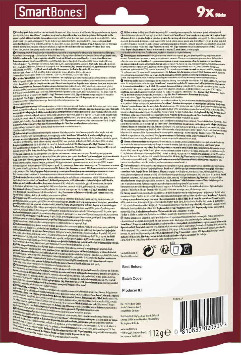 SmartBones Chicken Wrapped Sticks Mini