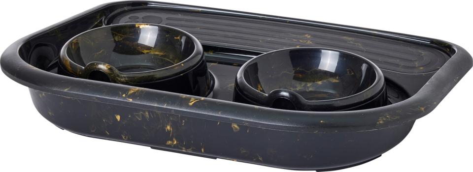 Savic Butler foderbakke med 2 skåle