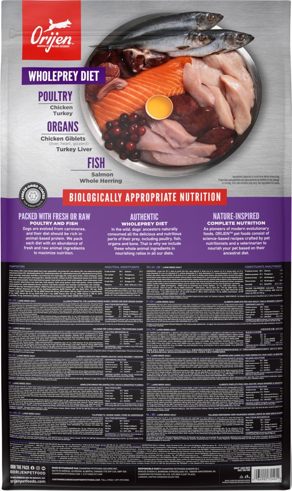 ORIJEN DOG Adult Large