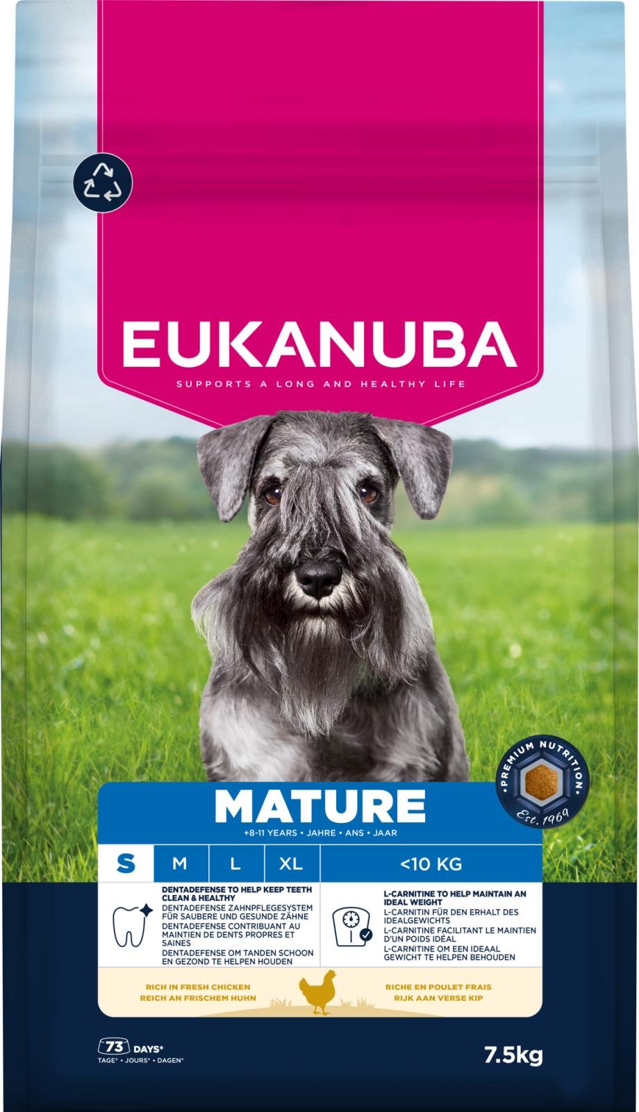 EUKANUBA Mature Small Breed kylling