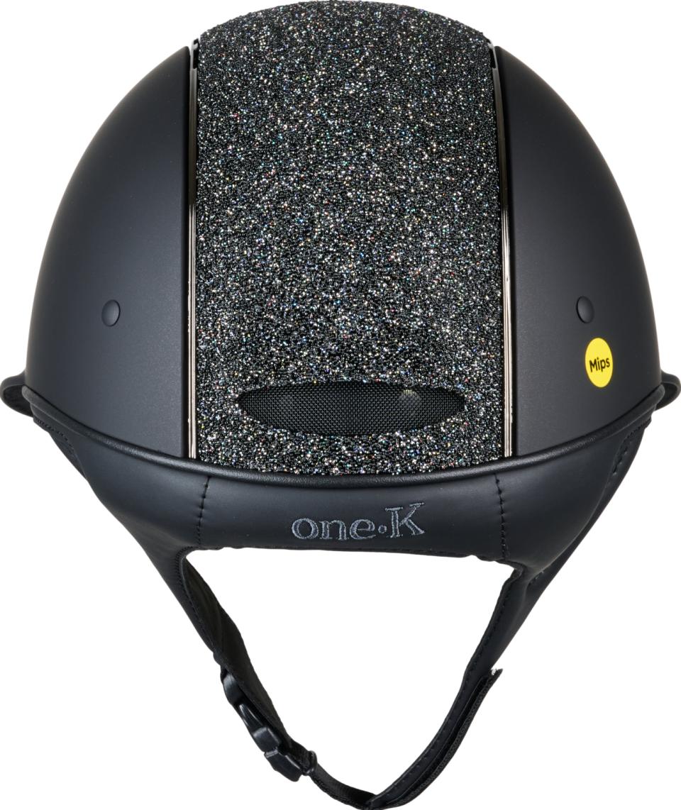 One K MIPS Avancé-ridehjelm - Glitter top og front