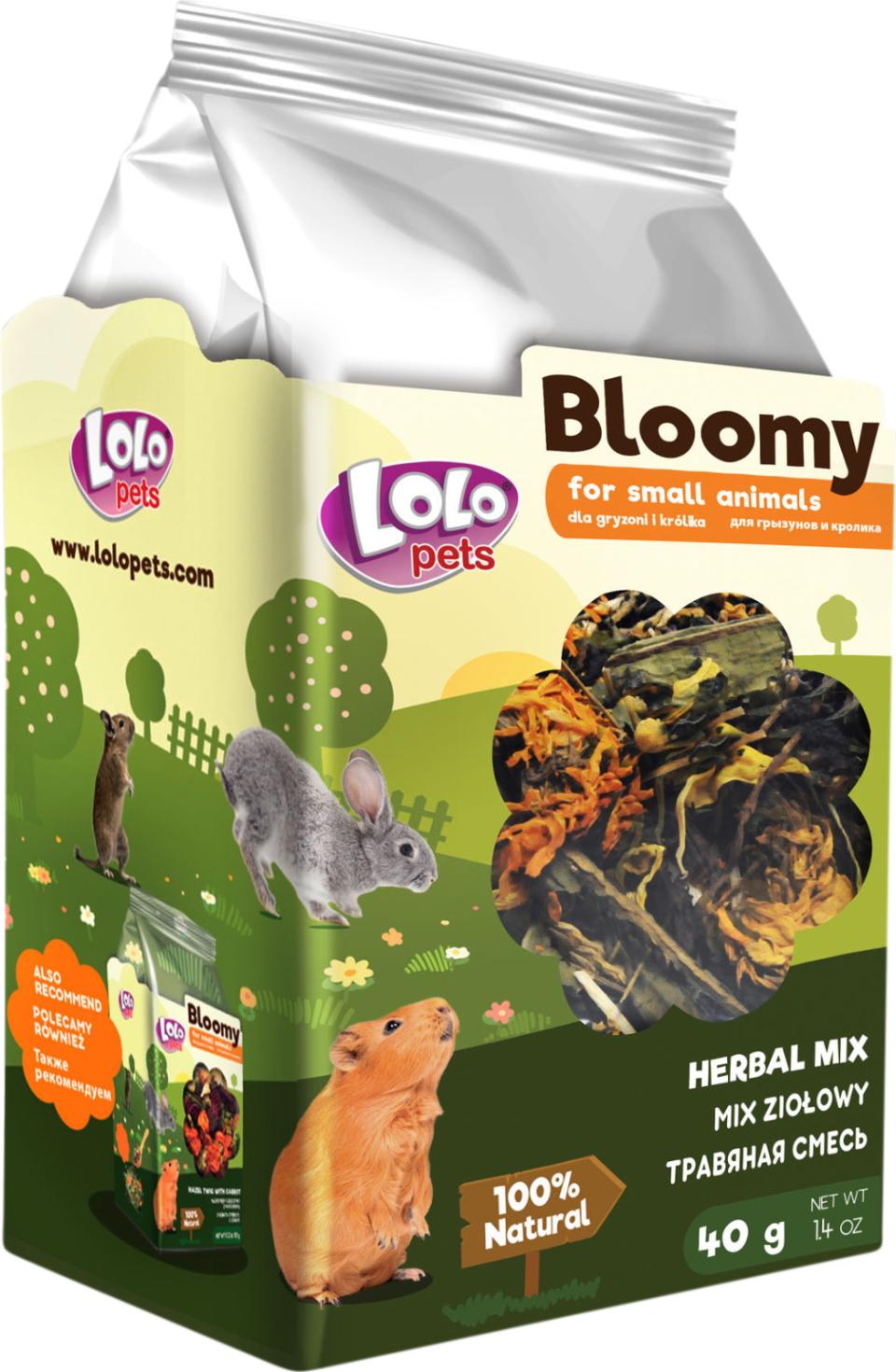 Bloomy Urtemix for gnavere og kaniner