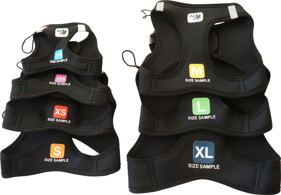 Curli Vest Sele prøvesæt 3XS-XL