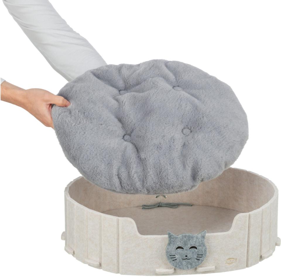 Trixie Emelie katteseng, filt, oval