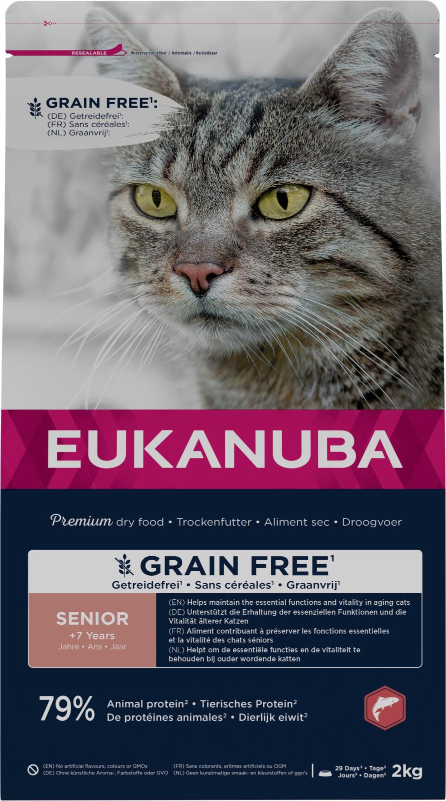 EUKANUBA CAT Senior Grainfree Laks