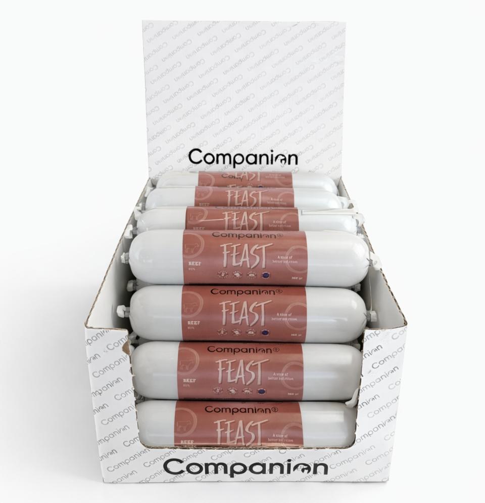 Companion+ FEAST hundfoder korv, Anka