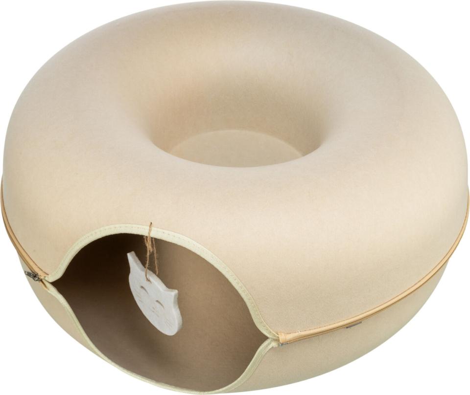 Trixie Play donut kattetunnel, filt