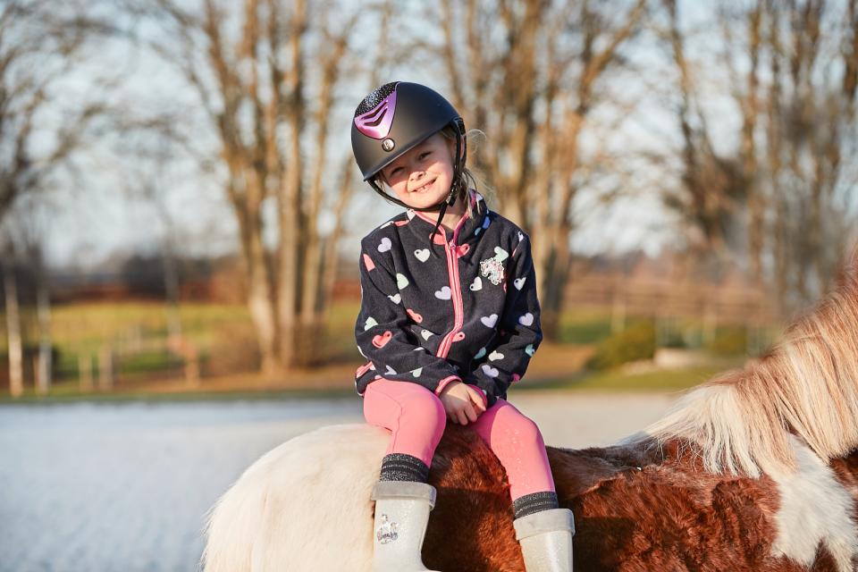 Equipage KIDS Hannah fleece med glidelås