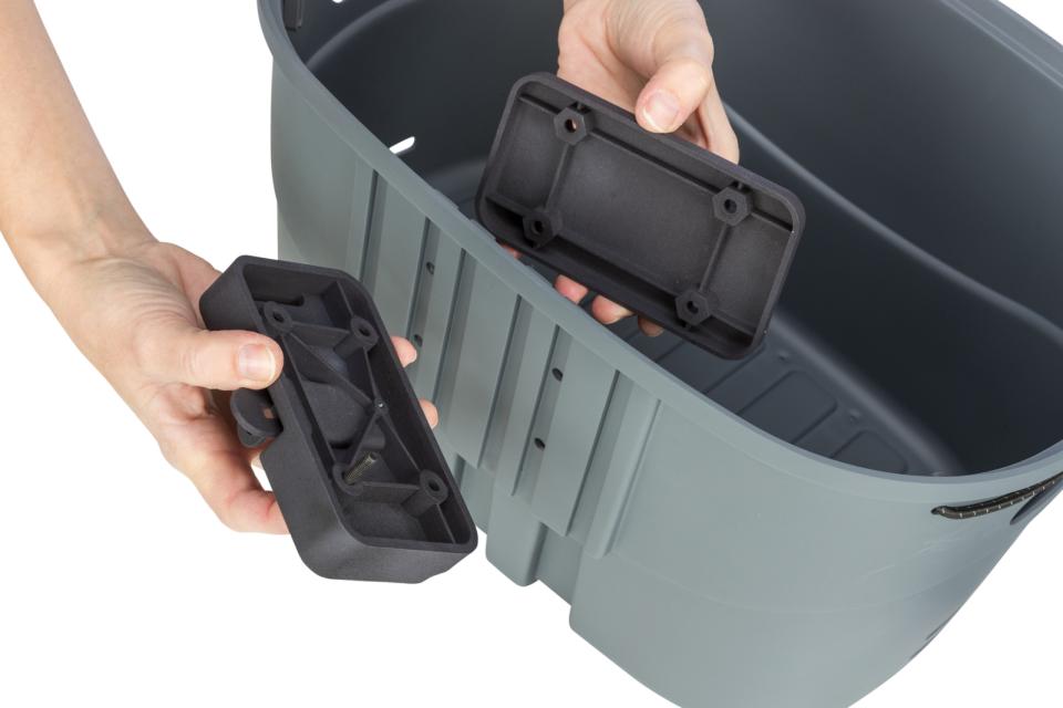 Fixation for front bicycle basket