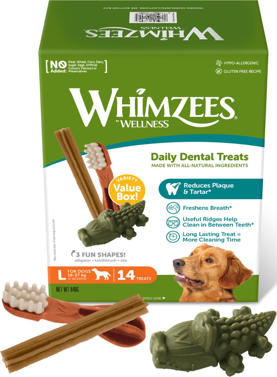 Whimzees Variety L til store hunde