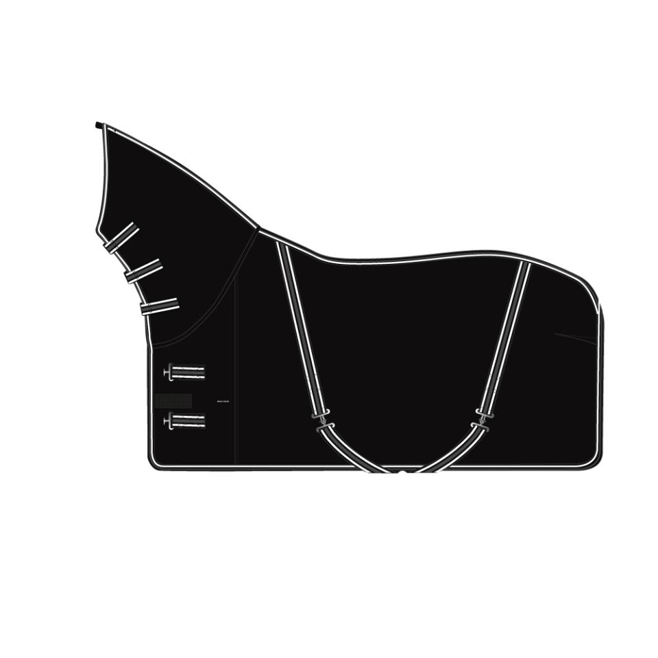 HG Fleece Decke mit Halsteil